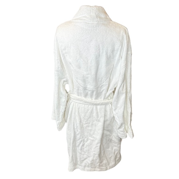 Tommy Bahama Terry Cloth Robe Womens Belted Bath Robe White Small Medium NWOT - Picture 7 of 11